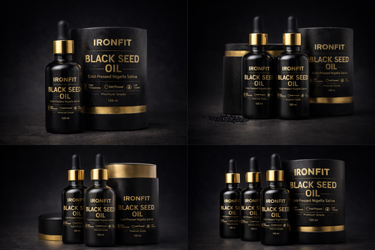 Ironfit Black seed oil 3% thymoquinone levels Cold Pressed IronFit