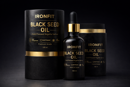 Ironfit Black seed oil 3% thymoquinone levels Cold Pressed IronFit