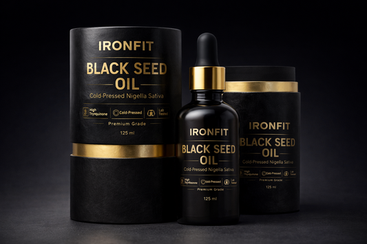 Ironfit Black seed oil 3% thymoquinone levels Cold Pressed IronFit